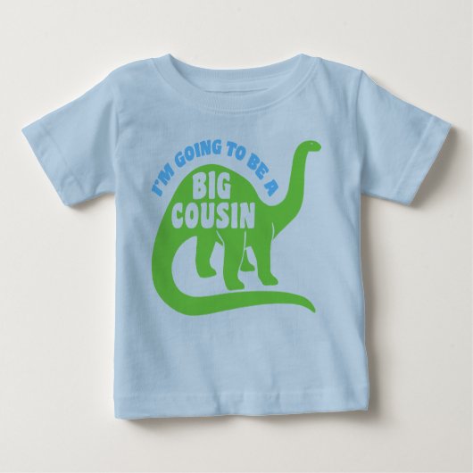 Ich werde ein großer Cousin sein Baby T-shirt (Vorderseite)