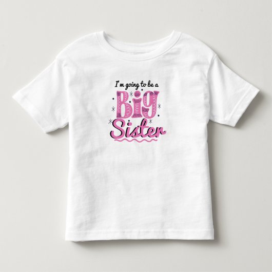 Ich werde ein großer Schwester-T - Shirt sein (Vorderseite)