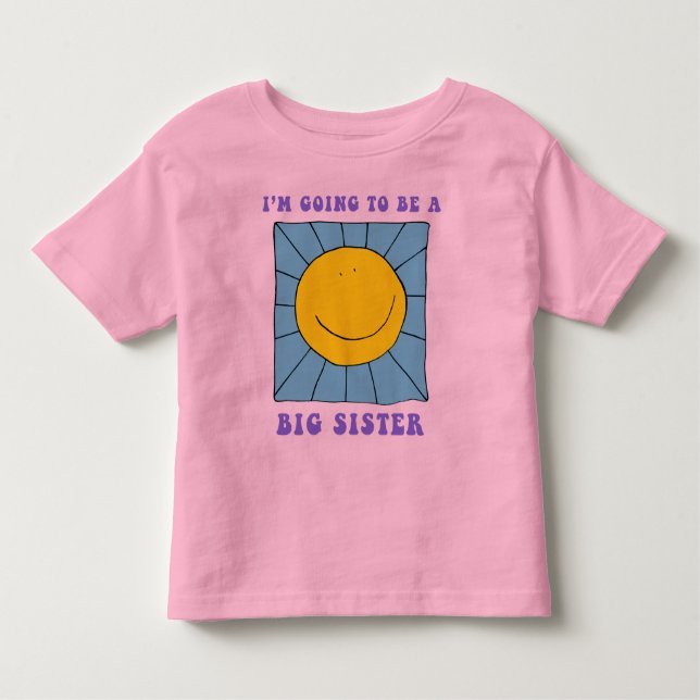 Ich werde ein großer Schwester-T - Shirt sein (Vorderseite)