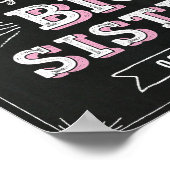 Ich werde ein großes Schwester Custom 8x10 Zeichen Poster (Ecke)