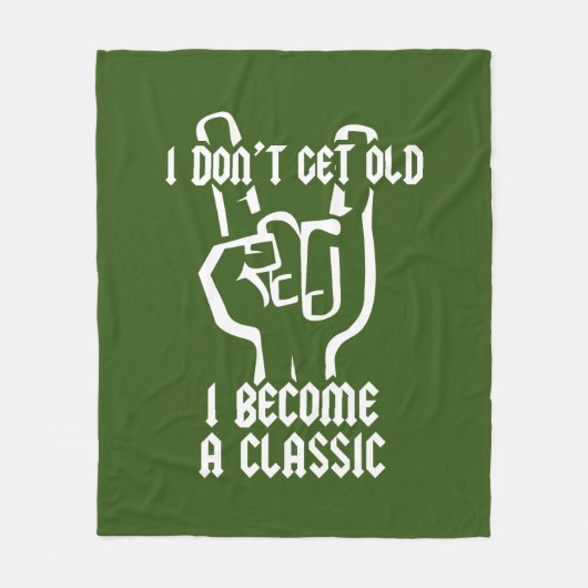 Ich werde ein Klassiker Fleecedecke (Vorderseite)