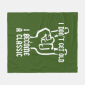 Ich werde ein Klassiker Fleecedecke (Vorderseite (Horizontal))