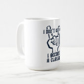 Ich werde ein Klassiker Kaffeetasse (Vorderseite Links)