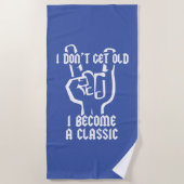 Ich werde ein Klassiker Strandtuch (Vorderseite)