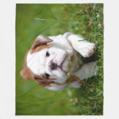 ICH WERDE EIN "LEDERNER NACKS" SEIN FLEECEDECKE (Vorderseite)