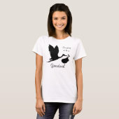 Ich werde ein Oma Black Stork sein T-Shirt (Vorne ganz)