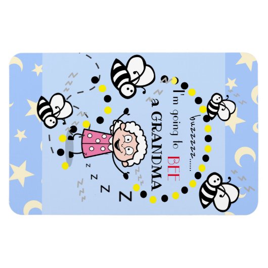 Ich werde ein Oma Blue sein Magnet (Horizontal)