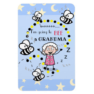 Ich werde ein Oma Blue sein Magnet