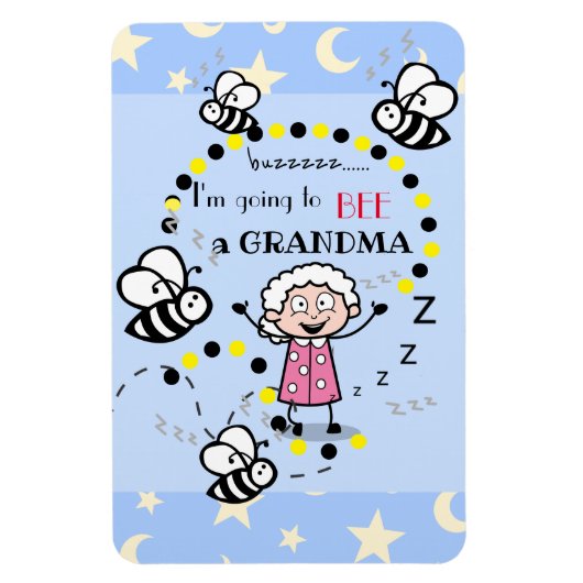 Ich werde ein Oma Blue sein Magnet (Vertikal)