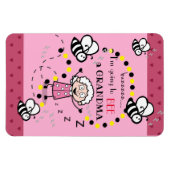 Ich werde ein Oma-Rosa sein Magnet (Horizontal)