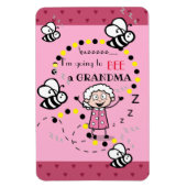 Ich werde ein Oma-Rosa sein Magnet (Vertikal)