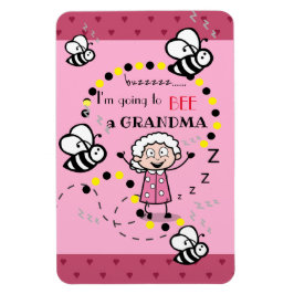 Ich werde ein Oma-Rosa sein Magnet