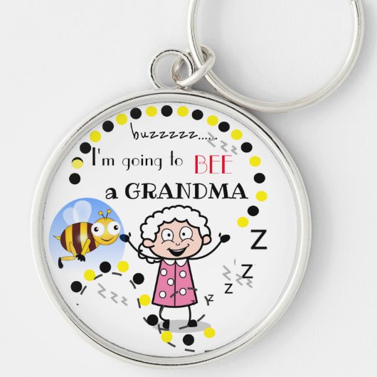 Ich werde ein Oma-Schlüsselanhänger sein Schlüsselanhänger (Vorne)