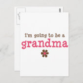 Ich werde ein Oma-T - Shirt sein Postkarte (Vorne/Hinten)