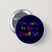 Ich werde ein Papa sein Button (Vorne & Hinten)