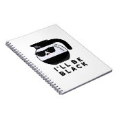 Ich werde ein schwarzer Funny Coffee Pot Pun sein Notizblock (Rechte Seite)