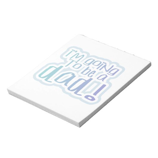 Ich werde ein Vater Geschenke werden Notizblock (Rotiert)