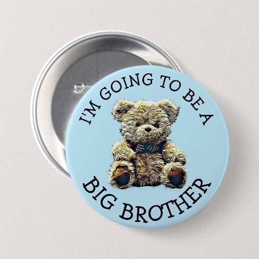 Ich werde eine Big Brother Ankündigung Button (Vorne & Hinten)