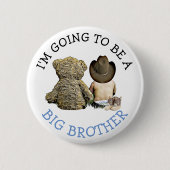 Ich werde eine Big Brother Ankündigung Button (Vorderseite)