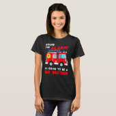Ich werde eine große Brother Firetruck Baby Revea T-Shirt (Vorne ganz)