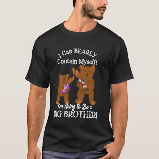 Ich werde eine große Brüderschwangerschaft des Ted T-Shirt (Vorderseite)