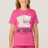 Ich werde eine große Schwester-Ankündigung werden T-Shirt (Vorderseite)