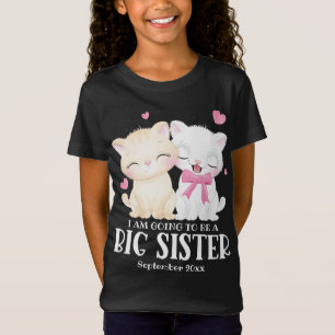 Ich werde eine große Schwester Baby Ankündigung T-Shirt