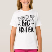 Ich werde eine große Schwester/Niedliche Schwester T-Shirt (Vorderseite)