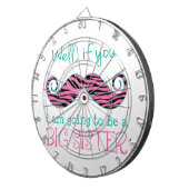 Ich werde eine große Schwester sein Dartscheibe (Vorderseite rechts)