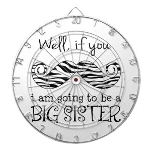 Ich werde eine große Schwester sein Dartscheibe