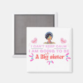 Ich werde eine große Schwester sein, Design von Ro Magnet (Vorderseite/Rückseite)