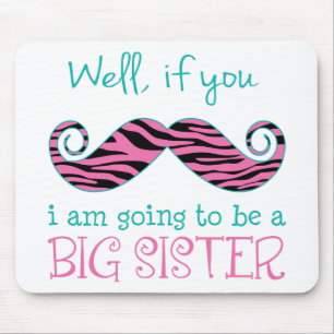 Ich werde eine große Schwester sein Mousepad
