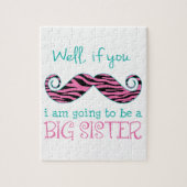 Ich werde eine große Schwester sein Puzzle (Vertikal)