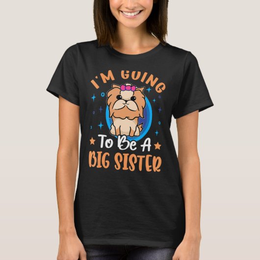 Ich werde eine große Schwester sein T-Shirt (Vorderseite)