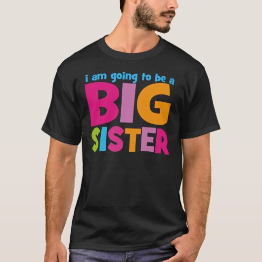 Ich werde eine große Schwester sein T-Shirt (Vorderseite)