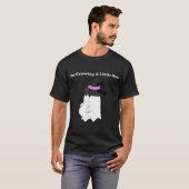 Ich werde eine kleine Boo Halloween-Schwangerschaf T-Shirt (Vorne ganz)