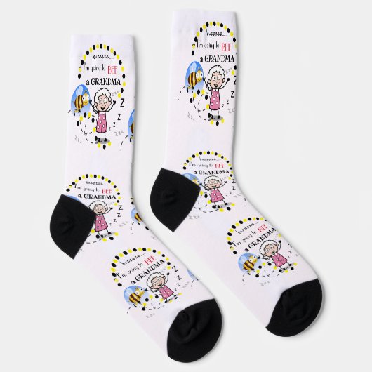 Ich werde eine Oma-Crew-Socken sein Socken (Rechts)