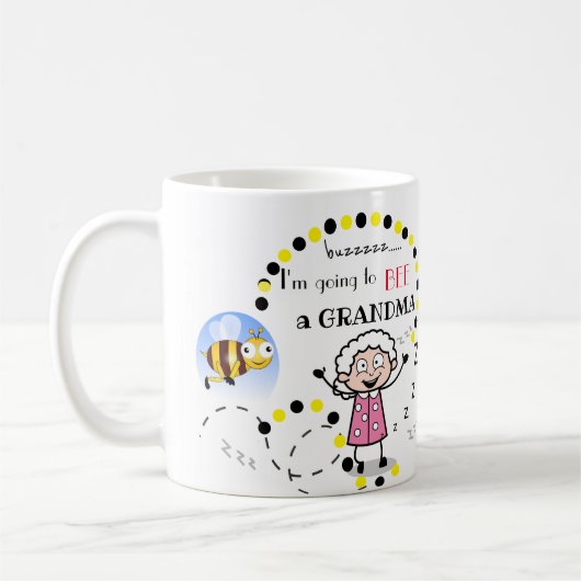 Ich werde eine Oma-Tasse werden Kaffeetasse (Links)