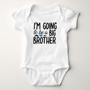 Ich werde einzigartige Kinder eines großen Bruder Baby Strampler