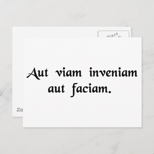 Ich werde entweder einen Weg finden oder einen mac Postkarte (Vorne/Hinten)