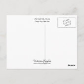 Ich werde es der Welt erzählen Postkarte (Rückseite)