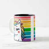 Ich werde es einhorn überstehen zweifarbige tasse (Vorderseite Links)