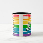 Ich werde es einhorn überstehen zweifarbige tasse (Mittel)