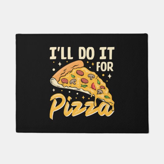 Ich werde es für Pizza tun Fußmatte (Vorderseite)
