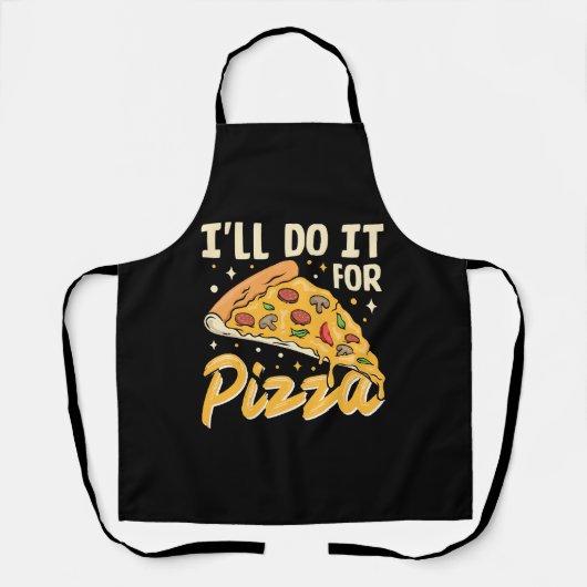 Ich werde es für Pizza tun Schürze (Vorderseite)