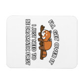 Ich werde es mit Red Panda überwinden Magnet (Horizontal)