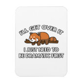 Ich werde es mit Red Panda überwinden Magnet (Vertikal)