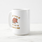 Ich werde es Platypus überwinden Kaffeetasse (Vorderseite Links)
