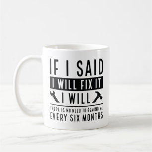 Ich werde es reparieren kaffeetasse
