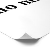 Ich werde es schaffen! Schwarze Txt! Poster (Ecke)